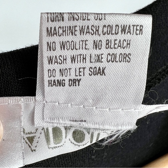 Vintage Adolfo Sport Womens Abstract Print Metallic Gold Top Size XL Black Artsy - Picture 14 of 15